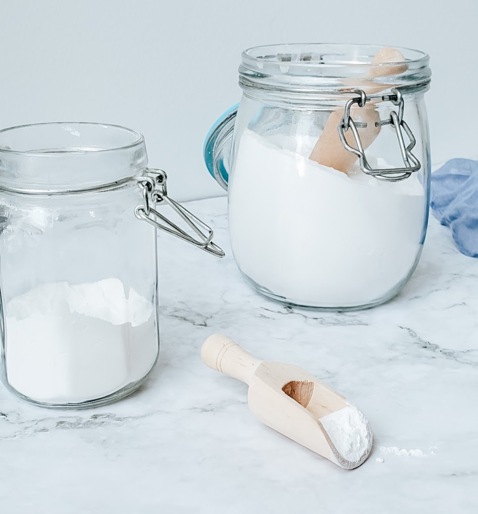 Substitution guide for baking powder and baking soda ratios