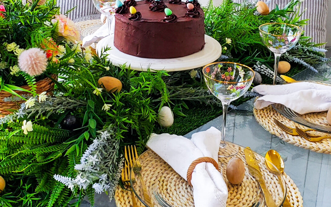 Easter Tablescape Idea: Let Dessert Be the Centerpiece